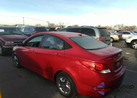2013 Hyundai Accent Gls из США, поврежденный, VIN KMHCT4AE8DU556587